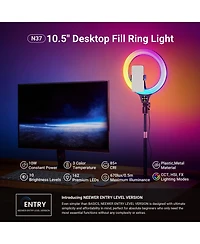 Neewer N37 Ring Light with 10W, CRI85, Rgb for select iPhone models