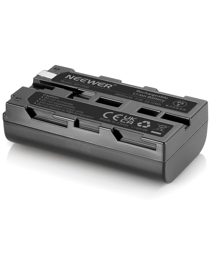 Neewer Np-F550 Led Video Light with 2600mAh for select Sony Np-f-series devices