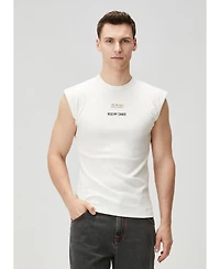 Pcfg Men's Cotton Rib Tank Top With Patch