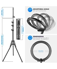 Neewer Ring Light with 3200K-5600K, Cri 97, Rgb