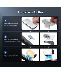 Neewer NL40B Camera Mounting Accessory with 800mAh, CRI90 for select iPhone models
