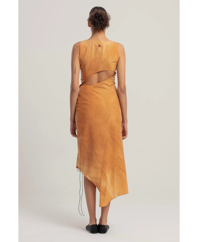 Pcfg Women's Cotton Slit Detail Long Dress