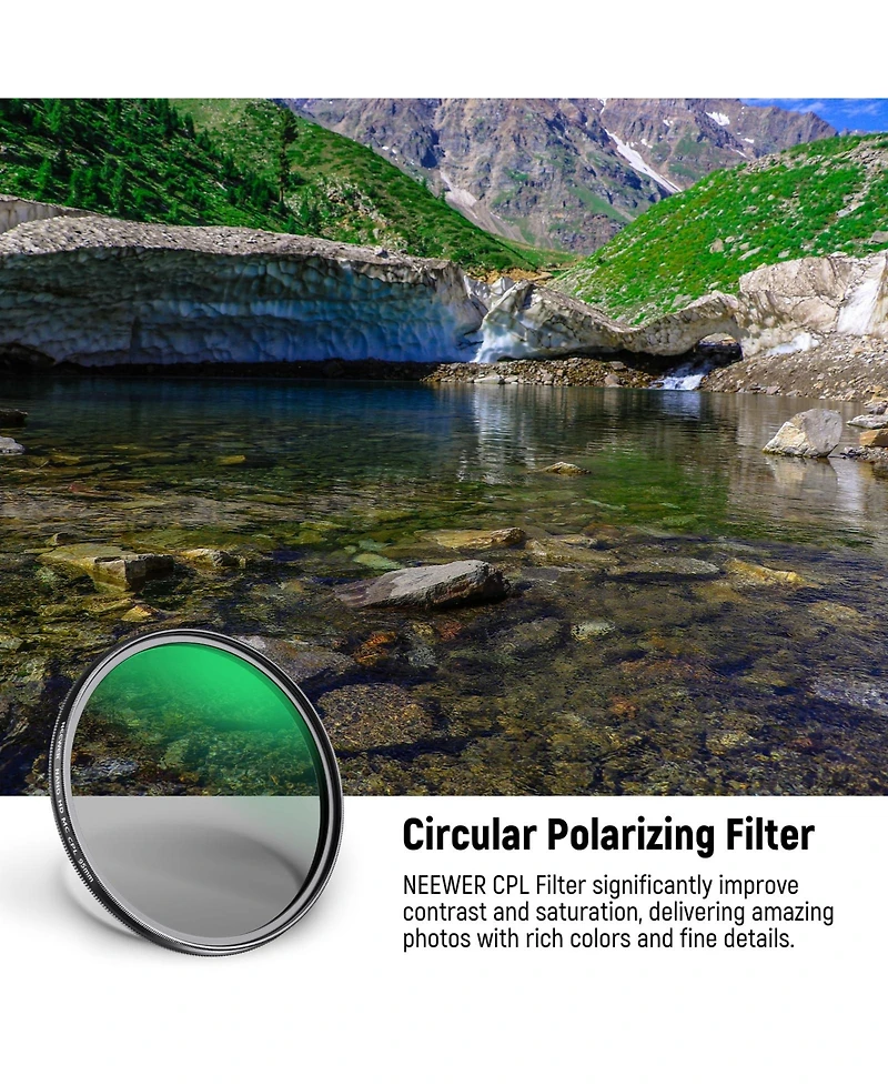 Neewer Camera Lens Accessory with Cpl