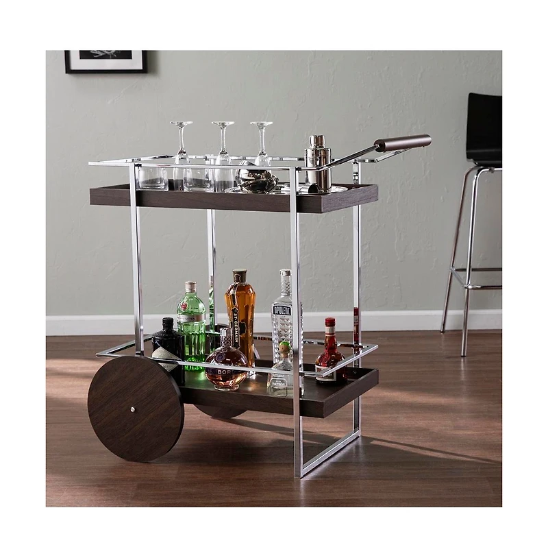 Augusta Home Dorben Rolling Bar Cart