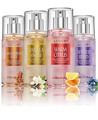 Lovery 4-Pc. Assorted Holiday Body Mist Fragrance Gift Set