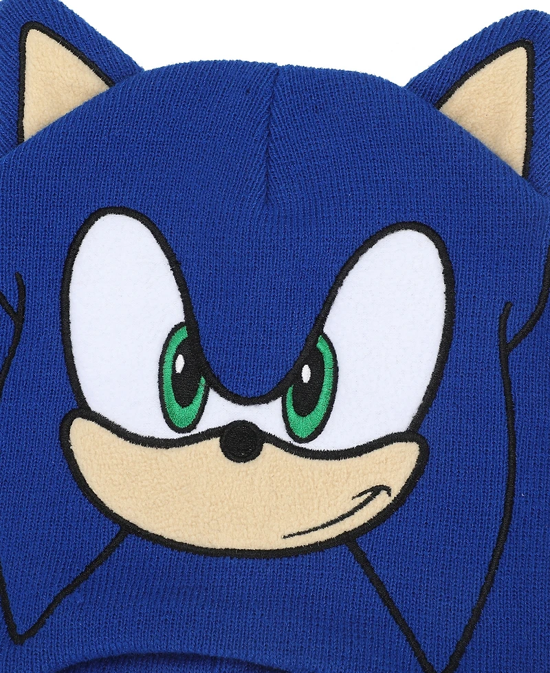 Sonic Boys' and Girls' Graphic Hat and Gloves, 2-Piece Set