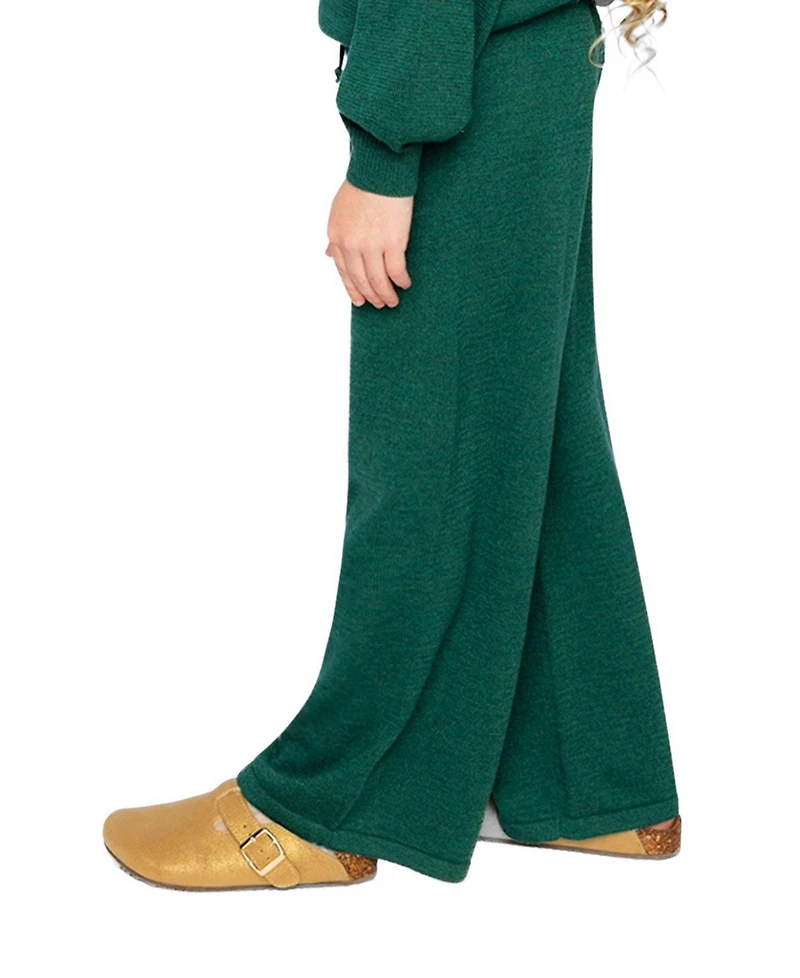 Deux par Deux Little and Big Girl 6-12 Flare Pants Jasper Printed