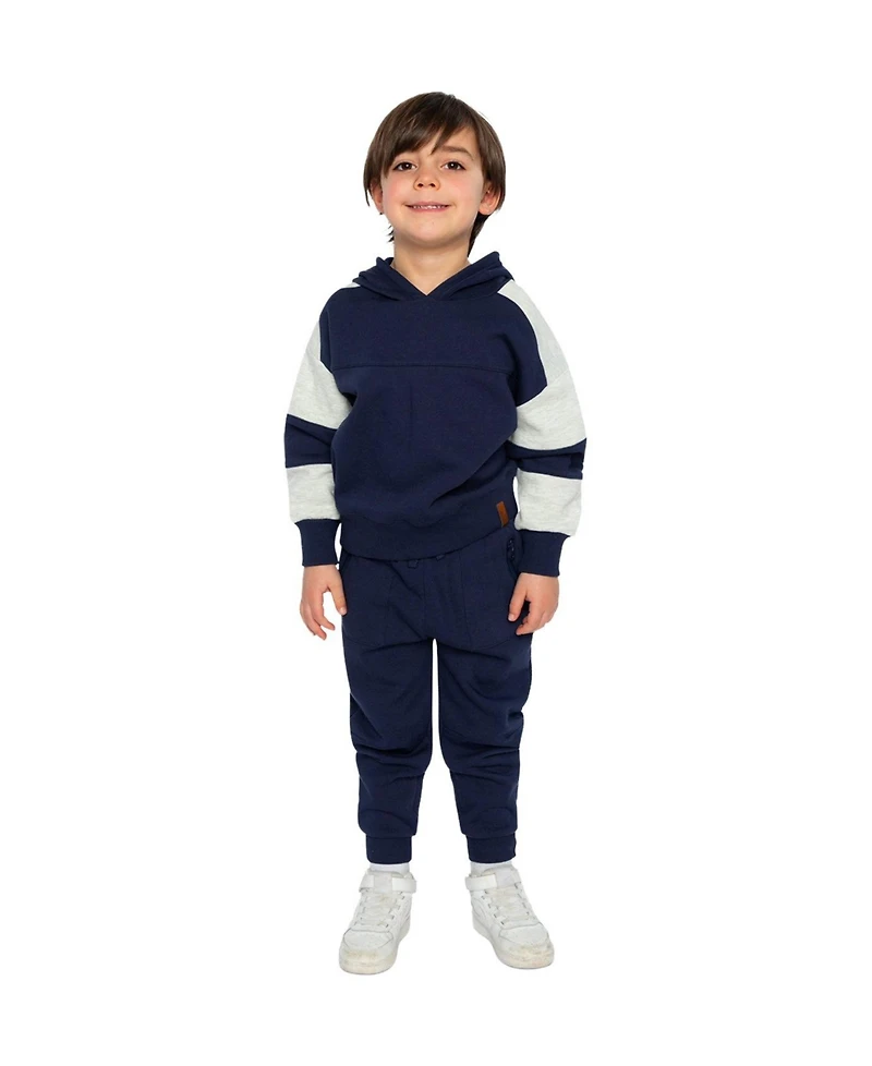 Deux par Deux Toddler Boy Fleece Sweatpants with Pockets