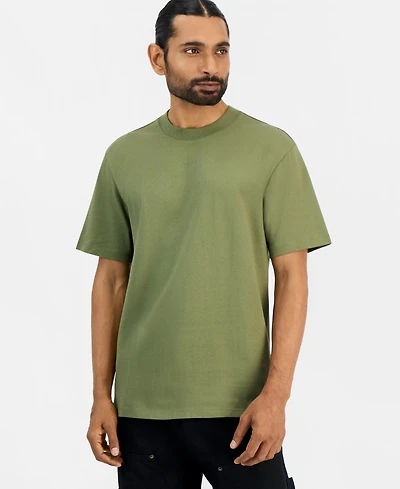Hugo by Boss Men's Dapolino Heavy Single Jersey Logo T-Shirt