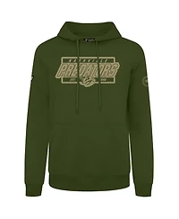 LevelWear Men's Olive Nashville Predators Podium Pullover Hoodie