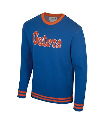 Uscape Apparel Men's and Women's Royal Florida Gators Renew Knit Vintage Pullover Sweater