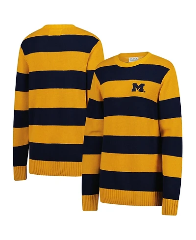 Uscape Apparel Men's and Women's Maize Michigan Wolverines Renew Knit Stadium Sweater
