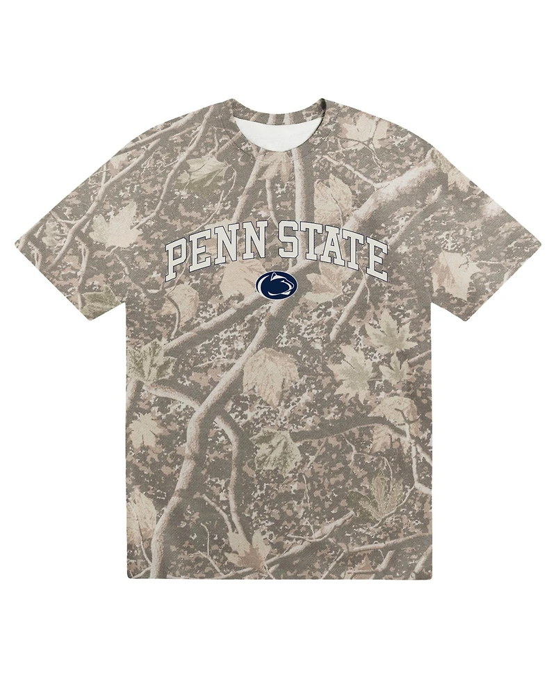 Uscape Apparel Men's Camo Penn State Nittany Lions Back Bay Heavyweight T-Shirt