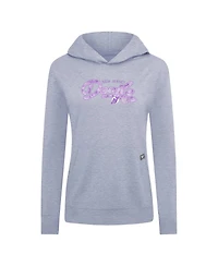 LevelWear Women's Heather Gray New Jersey Devils Hockey Fights Cancer Relay Pullover Hoodie