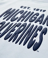 Uscape Apparel Women's Light Blue Michigan Wolverines Cloud Sweatshirt
