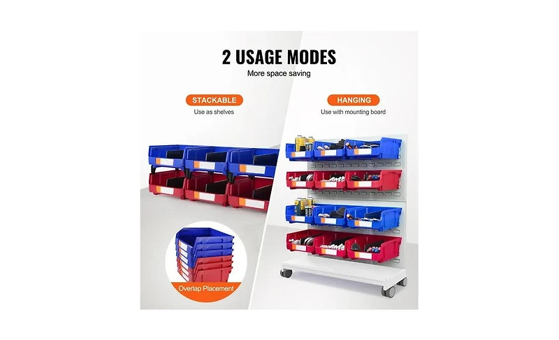 Viyet 6-Pack Stackable Storage Bins