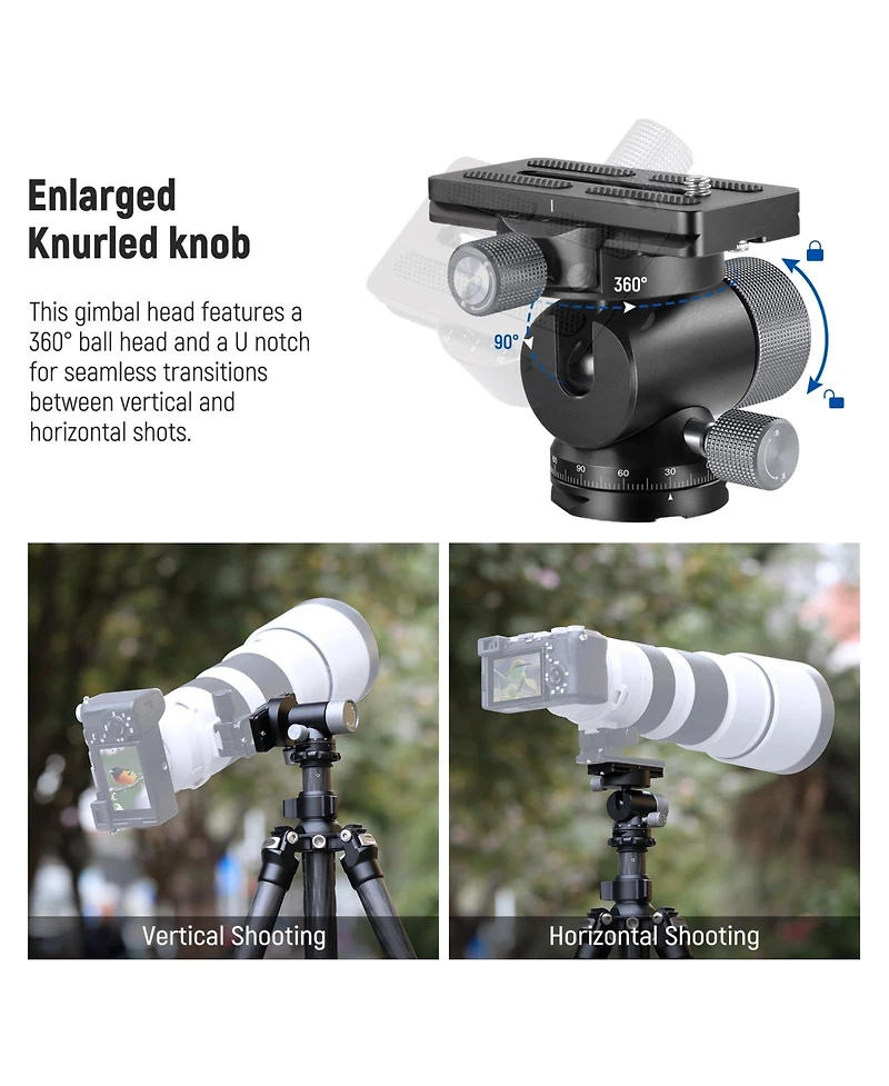 Neewer GM39 Camera Tripod with 8.8lb, 4kg