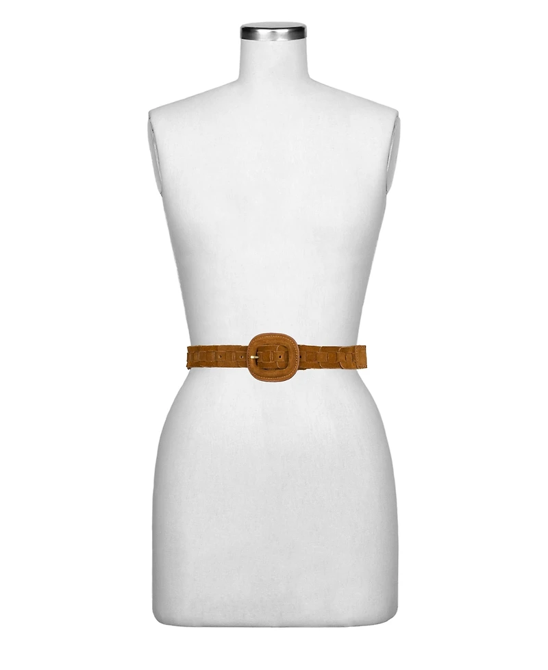 Patricia Nash Rikke Burnished Suede Belt