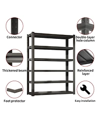 Viyet 82"H 6-Tier Metal Shelving