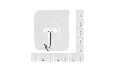 Viyet 12-Pack Adhesive Wall Hooks