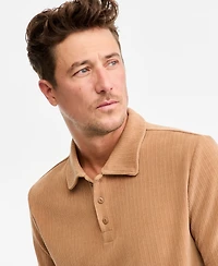 Sun + Stone Men's Short-Sleeve Knit Polo Shirt, Macy's Exclusive