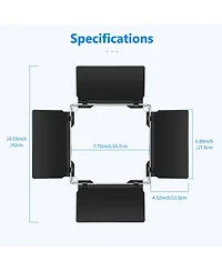 Neewer Led Video Light with 9 Inches, 5 cm, 480 Led