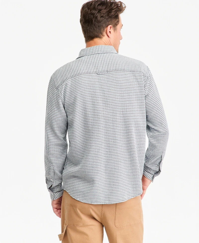 Sun + Stone Men's Long-Sleeve Lawrence Dobby Shirt, Macy's Exclusive