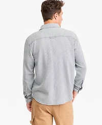 Sun + Stone Men's Long-Sleeve Lawrence Dobby Shirt, Macy's Exclusive