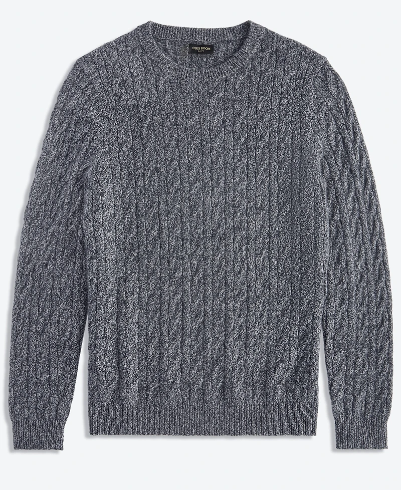 Club Room Men's Premium Cashmere Cable-Knit Crewneck Sweater, Macy's Exclusive