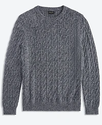 Club Room Men's Premium Cashmere Cable-Knit Crewneck Sweater, Macy's Exclusive