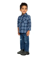 Deux par Toddler Boys Plaid Shirt