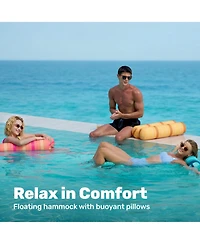 Aofar 3 Pack Inflatable Pool Floats Water Hammock Lounges