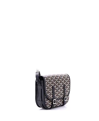 Pre-Owned Goyard Pm Belvedere Messenger Bag Coated Canvas with Leather