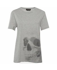 Pre-Owned Alexander Mcqueen Women's Skull Print Jersey T-Shirt