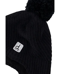 Deux par Deux Kids & Baby Little and Big Unisex 5- 16 Winter Peruvian Knit Hat with Pompom