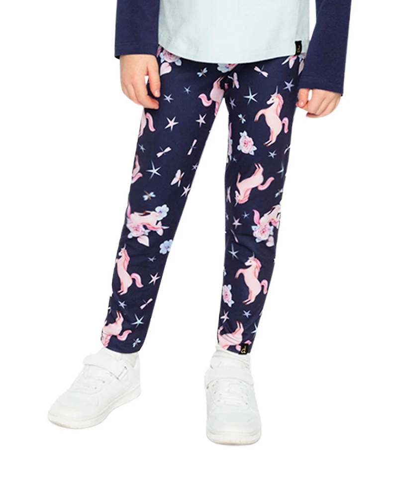 Deux par Deux Toddler Girls (2T-5T) Printed Leggings Unicorn Print