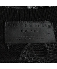 Pre-Owned Missoni Women's Philipp Plein Sheer Skull Lace Tank Top