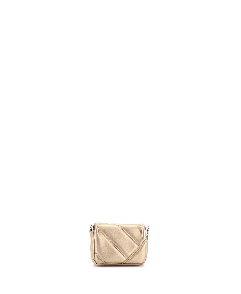 Pre-Owned Bvlgari Micro Serpenti Cabochon Shoulder Bag Diagonal Quilted Leather