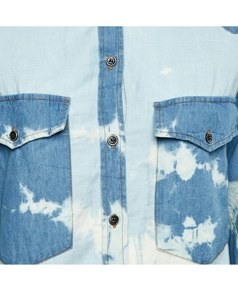 Pre-Owned Isabel Marant Women's Tie-Dye Western Denim Shirt