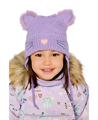 Deux par Deux Baby Girl (6M-24M) Winter Knit Hat with Ears
