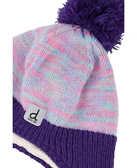 Deux par Deux Little and Big Girl (5Y - 14Y) Winter Peruvian Knit Hat