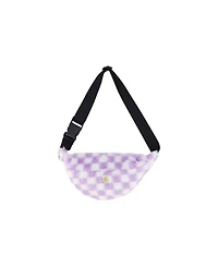 Deux par Deux Checkered Adjustable Strap Fanny Bag