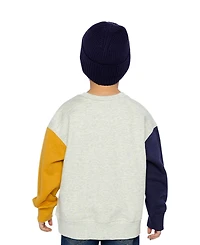 Deux par Toddler Boy 2T -5T Fleece Sweatshirt Heather