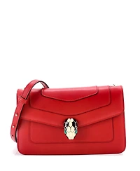 Pre-Owned Bvlgari Small Serpenti Forever Shoulder Bag Leather