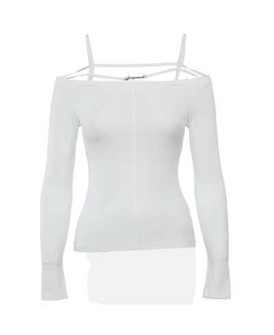 Pre-Owned Jacquemus Women's Sierra Off-The-Shoulder Strappy Top