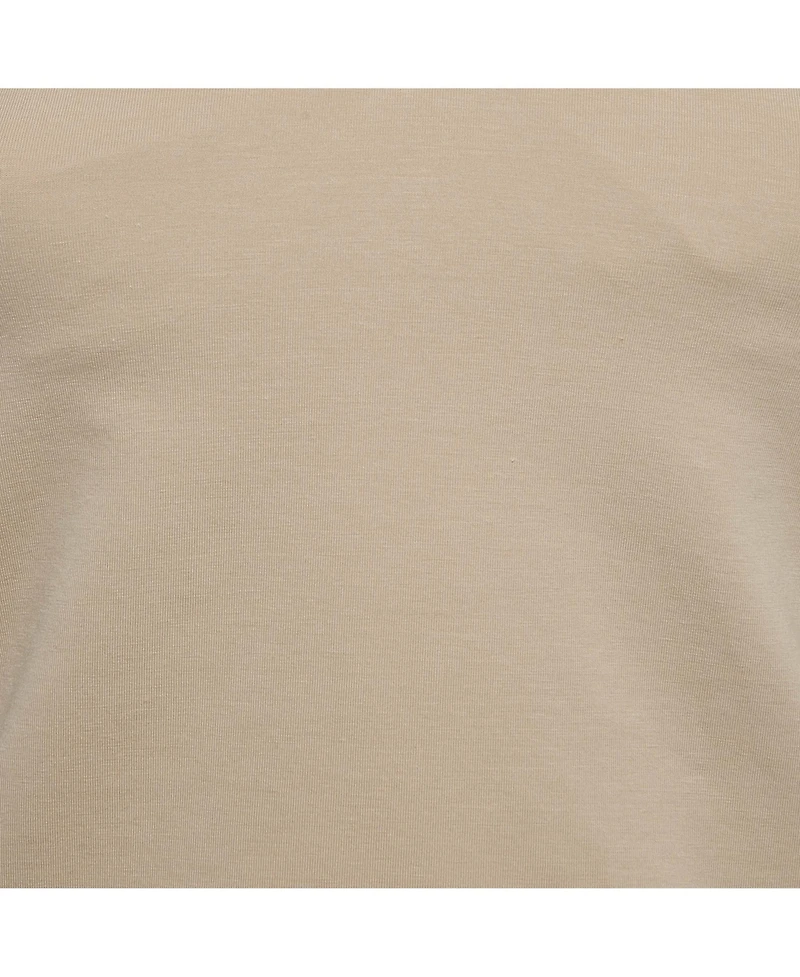 Pre-Owned Brunello Cucinelli Women's Monili-Trimmed Knit Cropped Tank Top