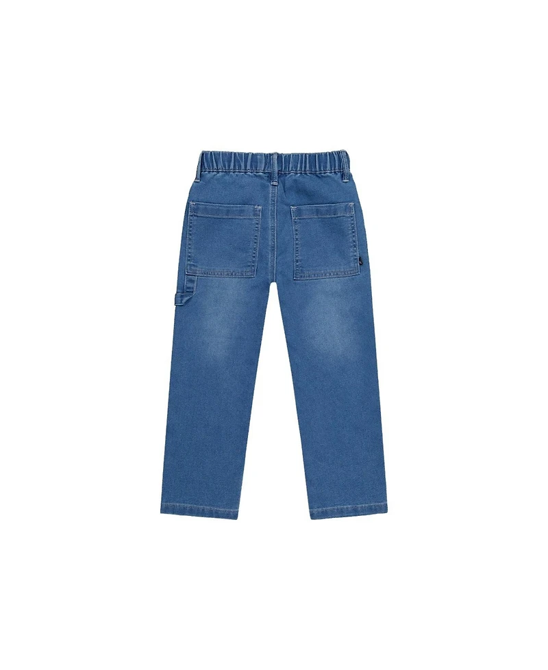 Deux par Little and Big Boy (6-12) French Terry Denim Pants