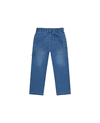 Deux par Little and Big Boy (6-12) French Terry Denim Pants