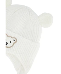 Deux par Deux Baby Unisex 3M-24M Winter Knit Hat with Ear Flaps and Ears