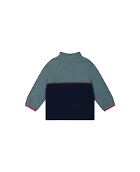 Deux par Toddler Boys 2T-5T Zip Mock Neck Top